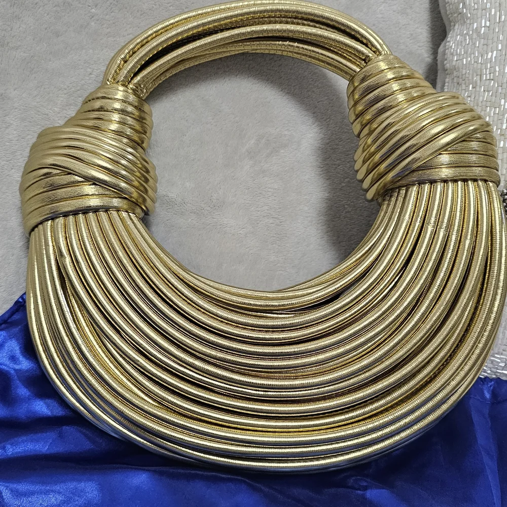 Verano Hill Gold Statement Necklace - Picture 2 of 9